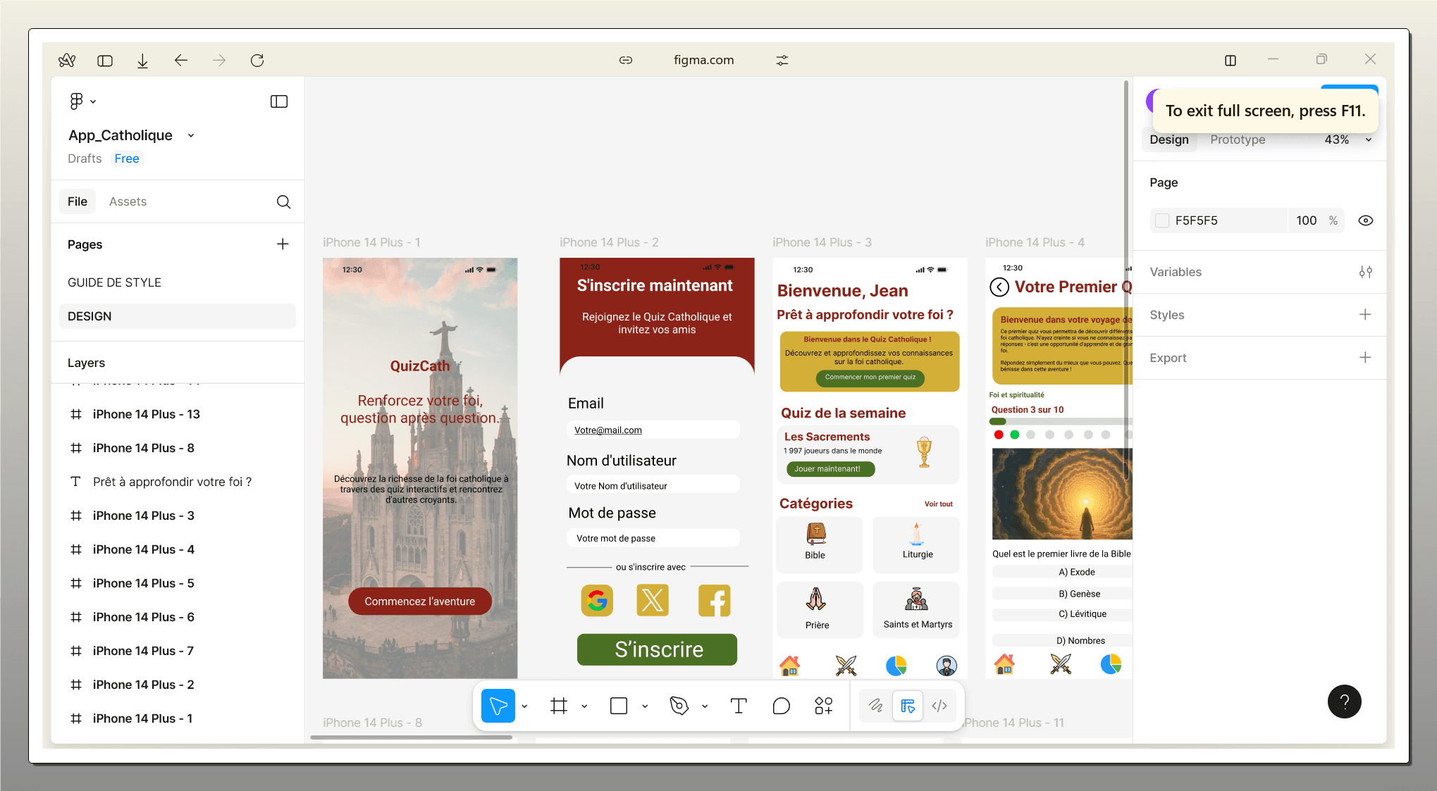 Catholic Quiz App
